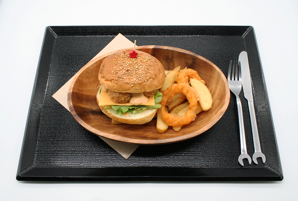 ほく!!カリッ!!クレインフィッシュバーガー